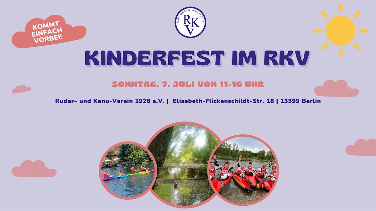 Kinderfest im Kanuverein RKV