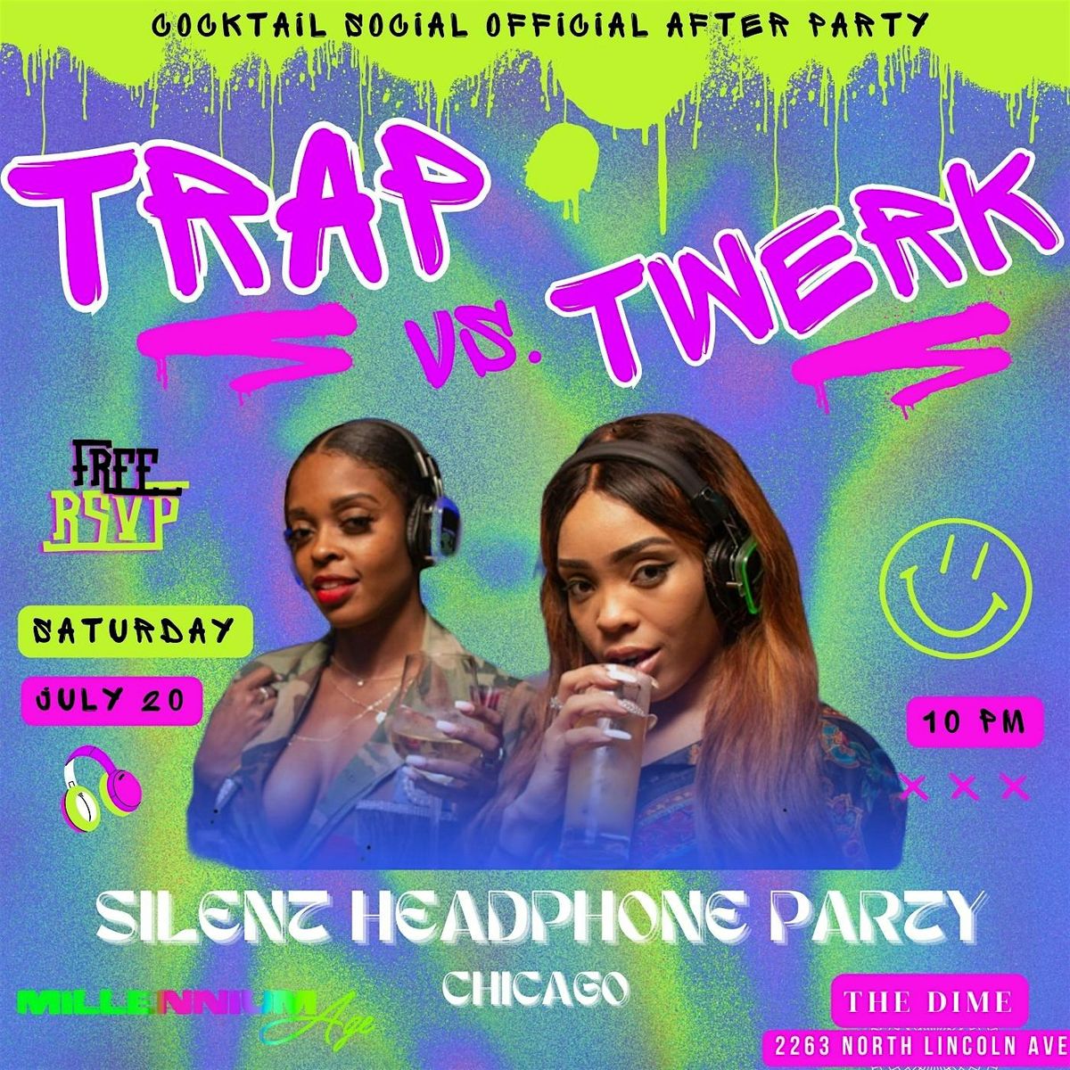 CHICAGO SUMMER NIGHTS  \u2022 TRAP vs TWERK EDITON (SILENT PARTY)