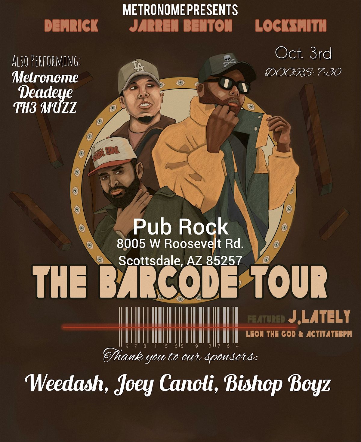 The Bar Code Tour w\/ Jarren Benton, Locksmith, & Demrick