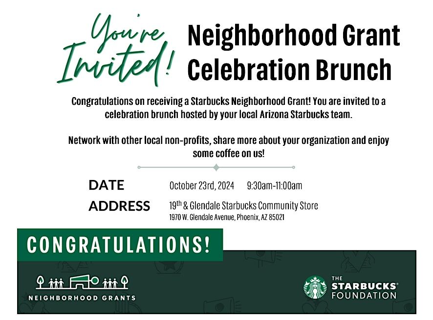 Neighborhood Grant Celebration Brunch