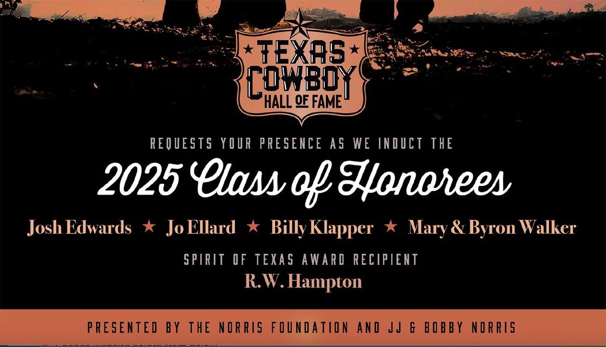 2025 Texas Cowboy Hall of Fame Induction Ceremony