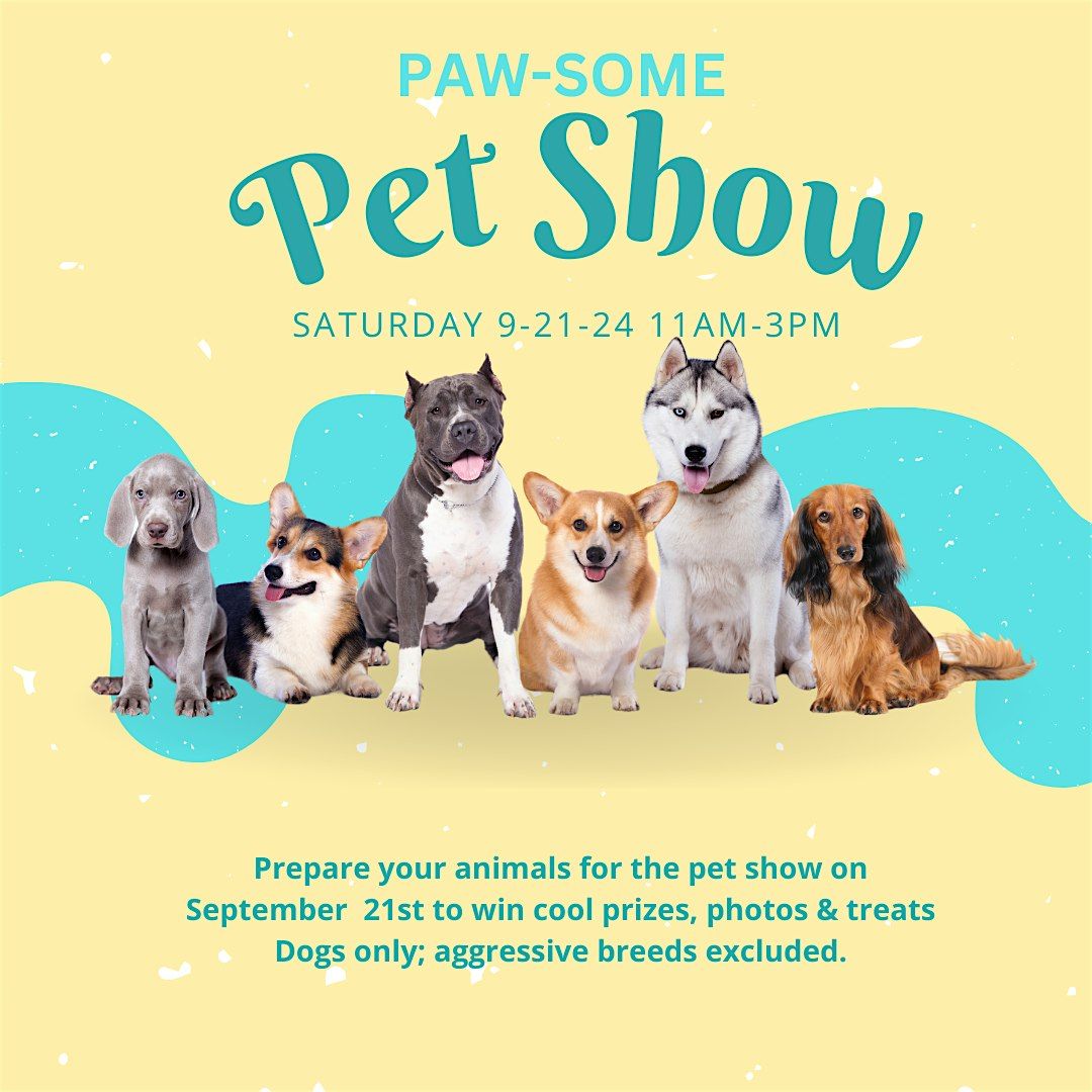 Paw-some Pet Show @ The MEC