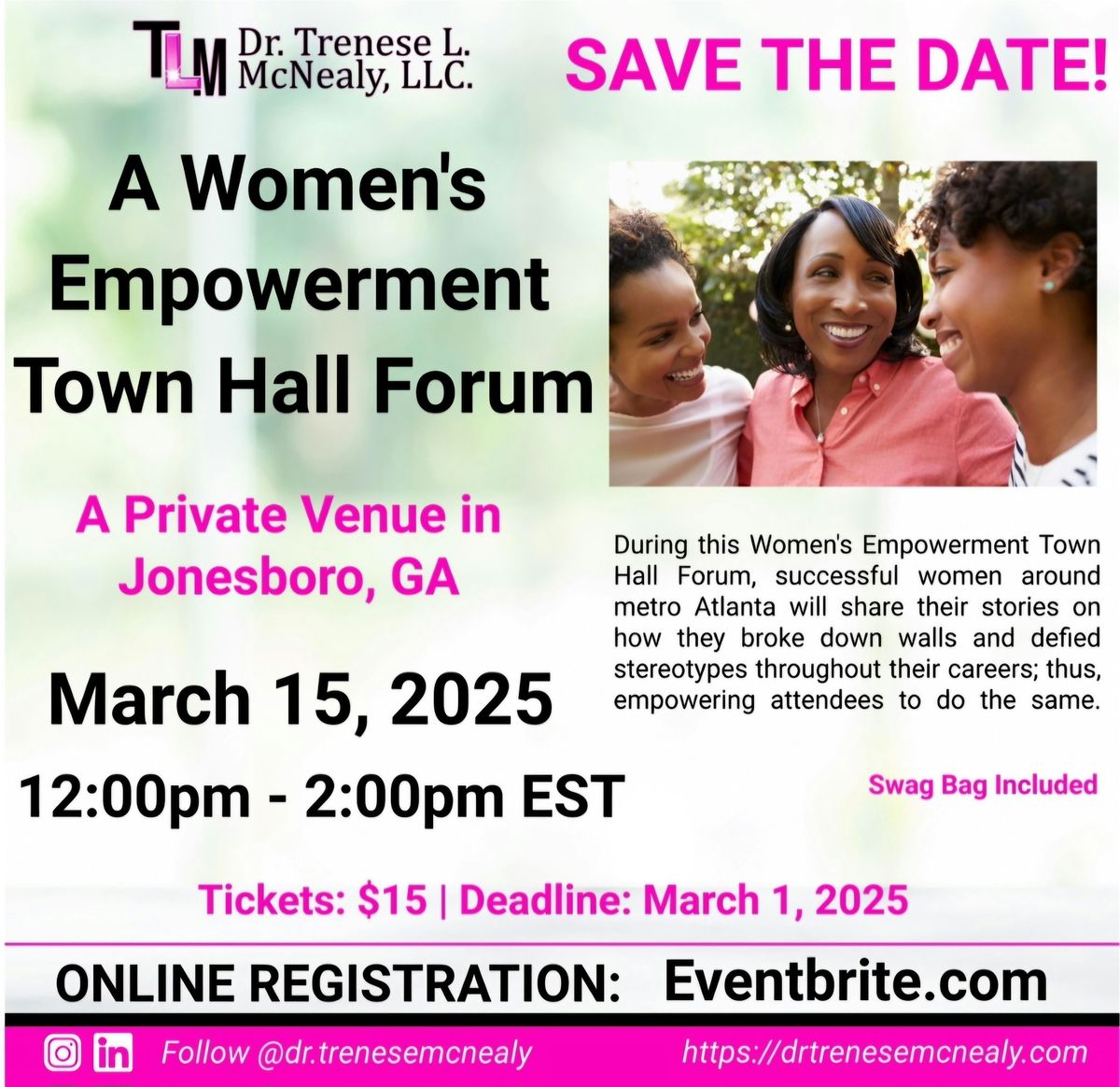 4th Annual Women's Empowerment Town Hall Forum