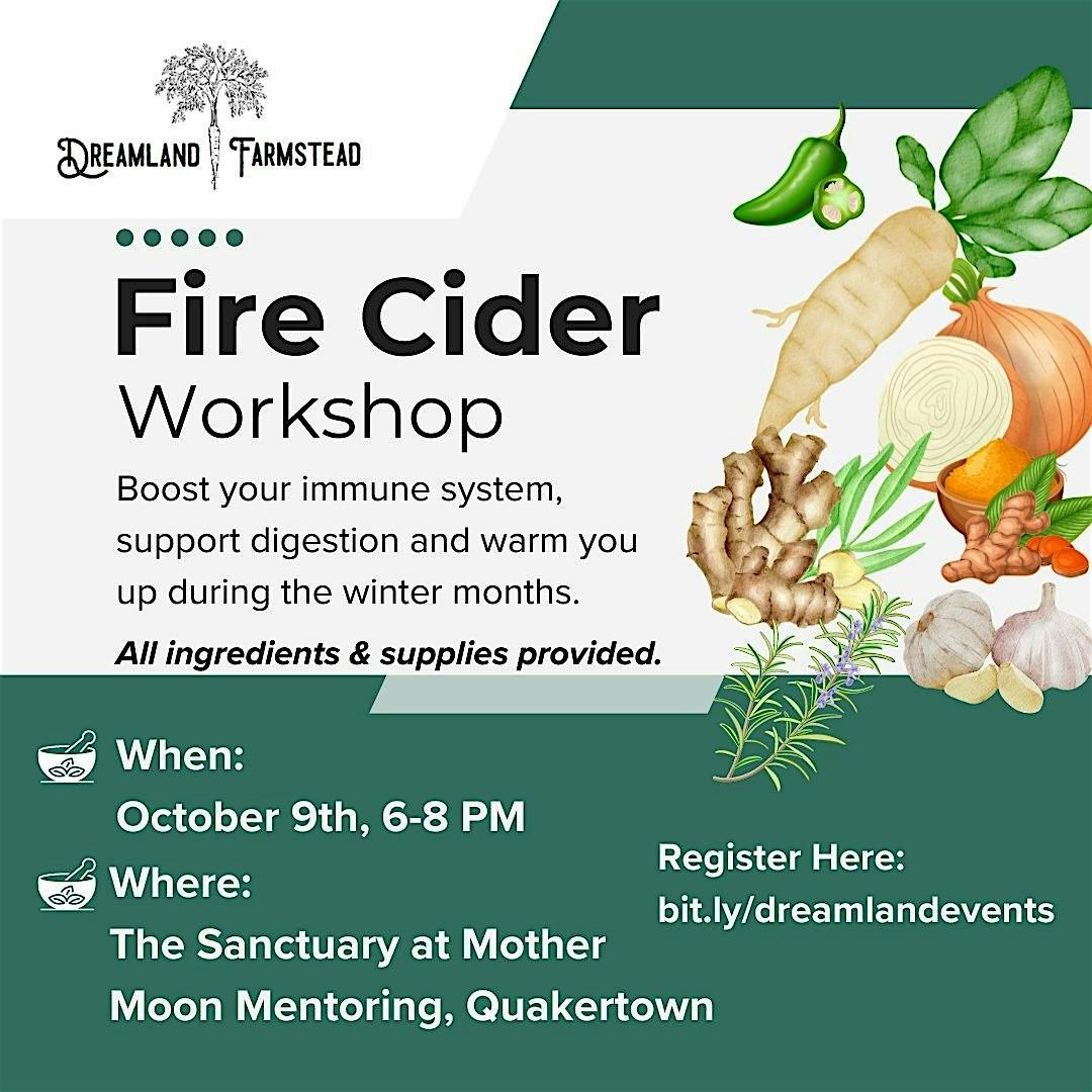 Herbal Recipes Winter Series: Fire Cider Workshop