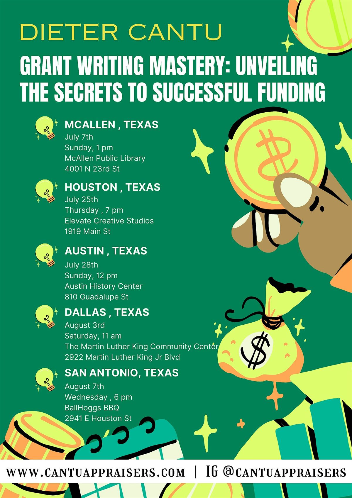 GRANT WRITING MASTERY UNVEILING THE SECRETS TO SUCCESSFUL FUNDING (MCALLEN)