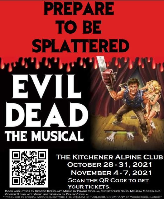 Evil Dead: The Musical in Kitchener