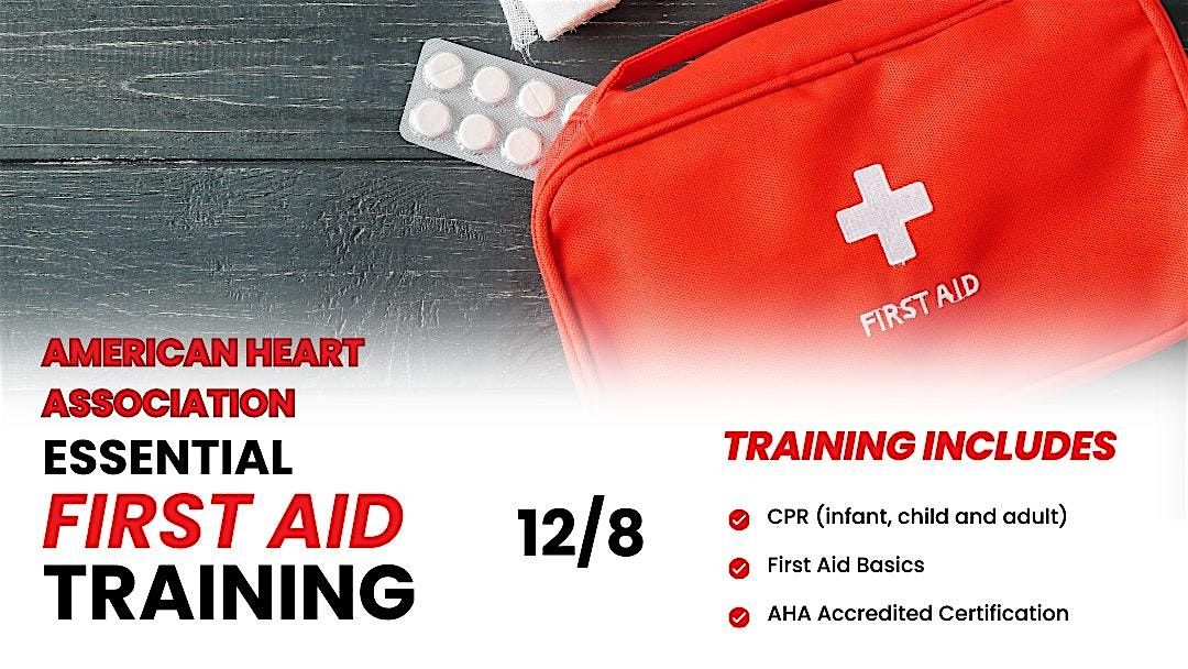 American Heart Association First Aid\/CPR Training - Afternoon Course