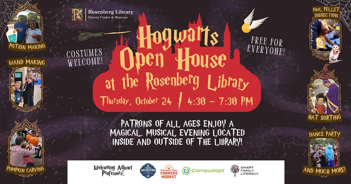 Hogwarts Open House at the Rosenberg Library 