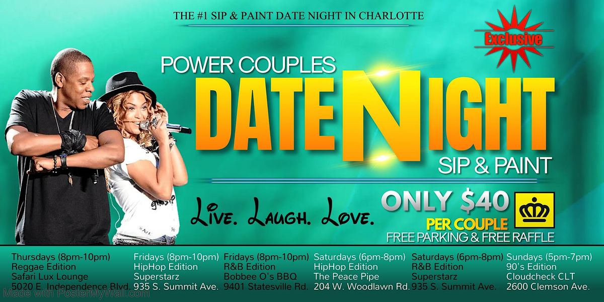 Voted #1 Date Night In Charlotte (Sip & Paint)