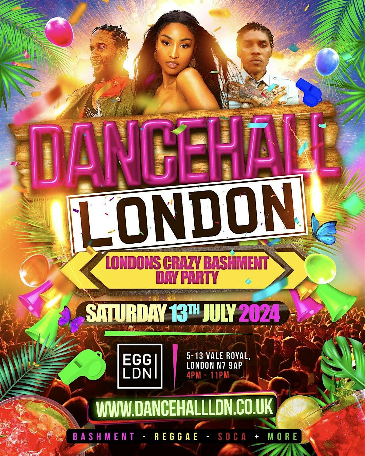 DANCEHALL LONDON - BASHMENT DAY PARTY