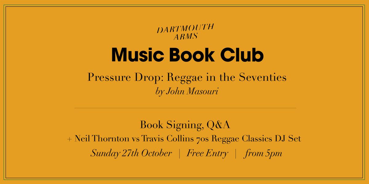 Music Book Club: Pressure Drop Reggae In The Seventies w\/ John Masouri