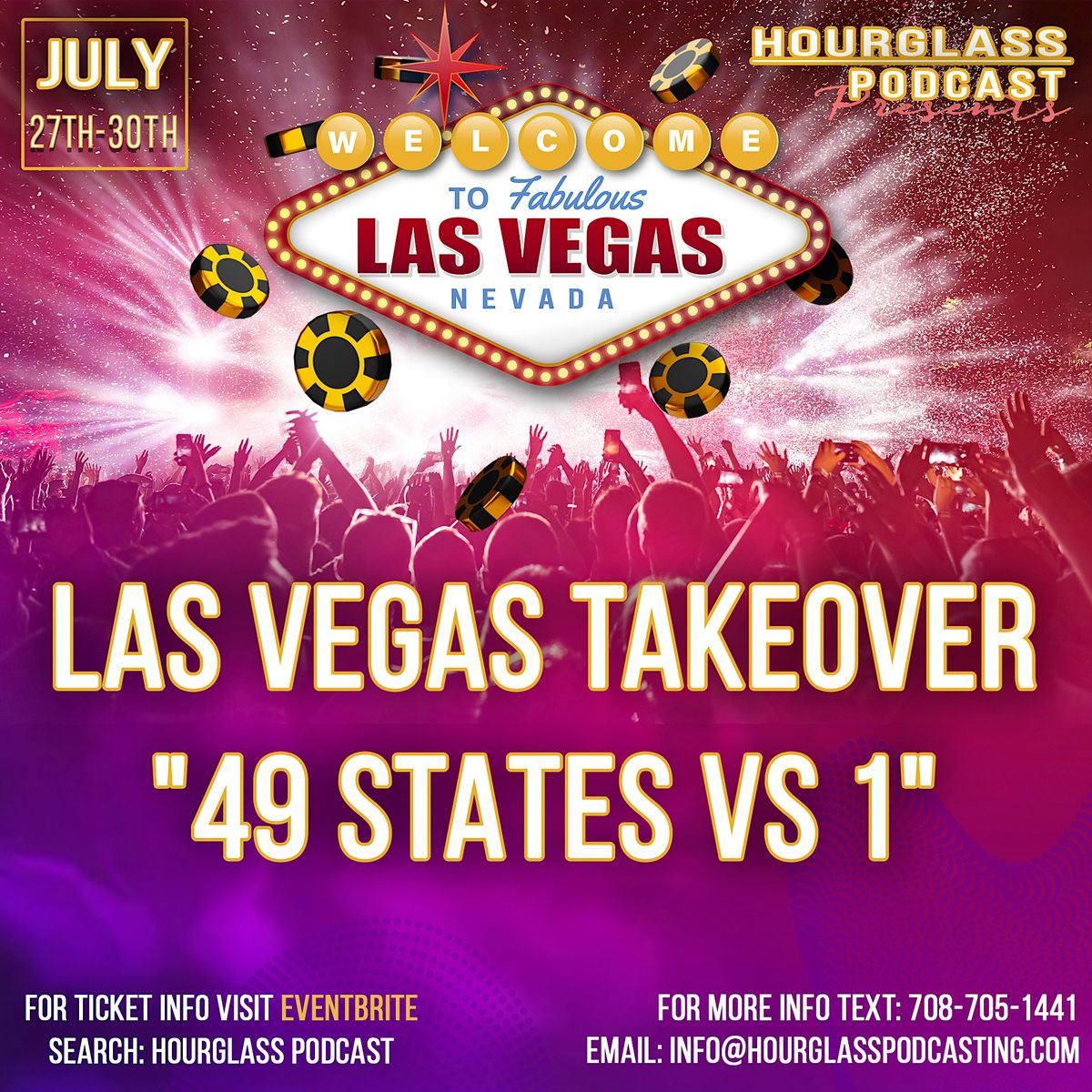 Las Vegas Takeover!!!!!!! "49 States Vs. 1"