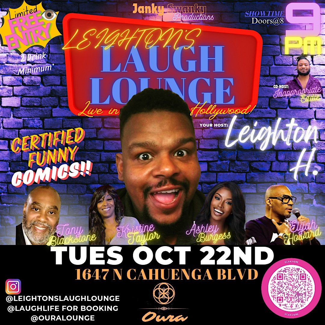 LEIGHTON's LAUGH LOUNGE LIVE in HOLLYWOOD!