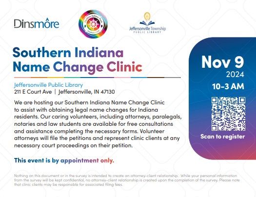 Southern Indiana Name Change Clinic