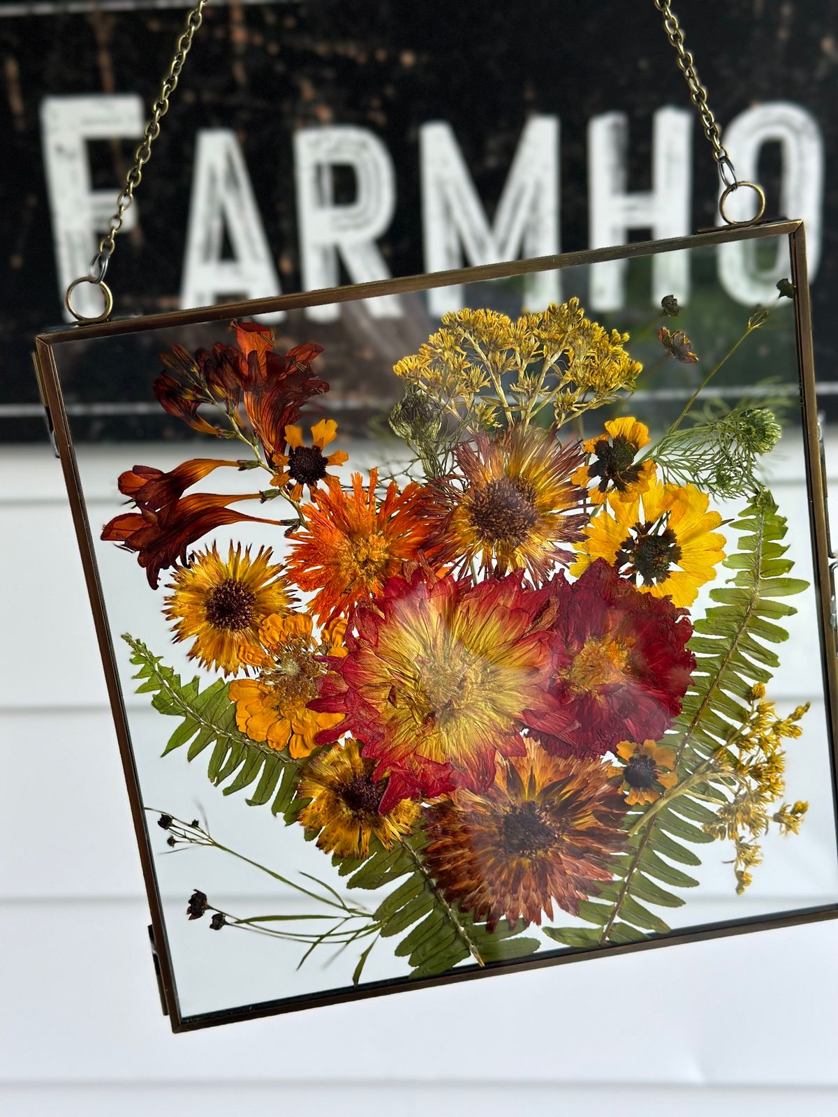 Pressed Flower Art Class