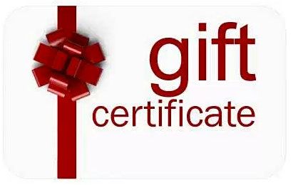 Copy of Gift Certificates