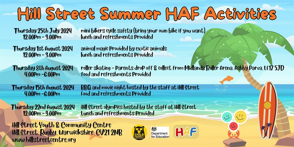 HYPE Summer Activities HAF