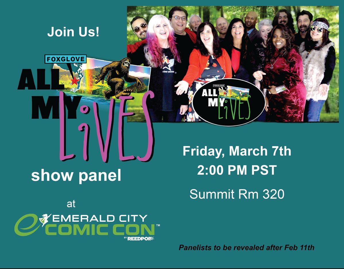 "All My Lives" Cast and Crew panel at Emerald City Comic Con 2025