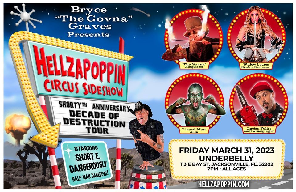 HELLZAPOPPIN: Circus Sideshow 2023 in Jacksonville