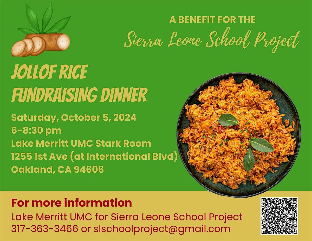 2nd Annual Sierra Leone School Project Fundraiser Dinner