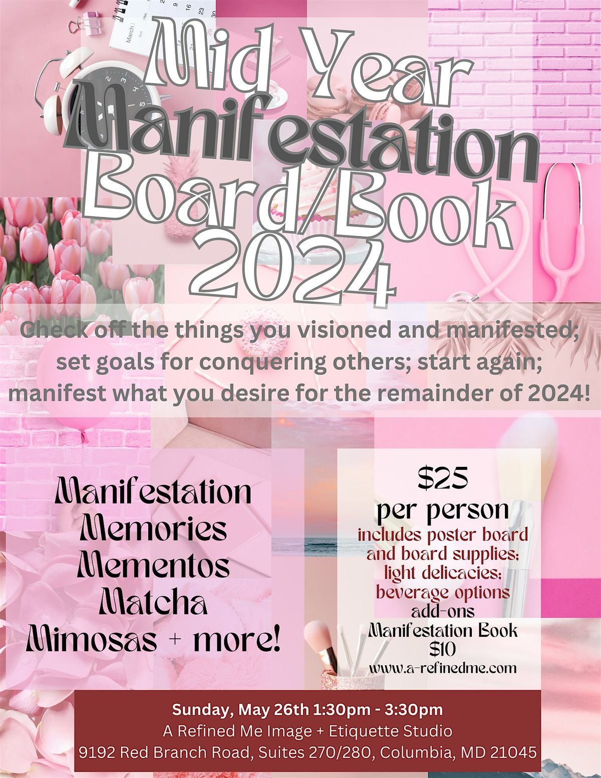 Mid Year Manifestation Board\/Book 2024