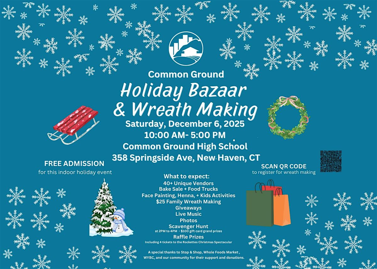 Holiday Bazaar & Wreath Making
