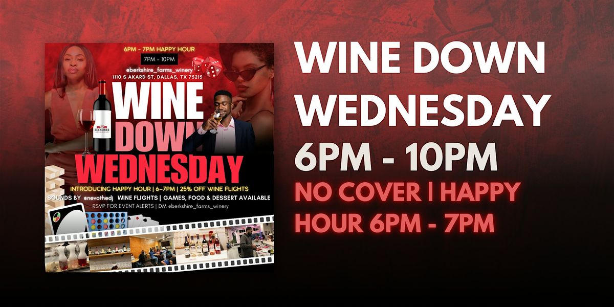Wine Down Wednesday: RNB Game Night & Sangria Flights!