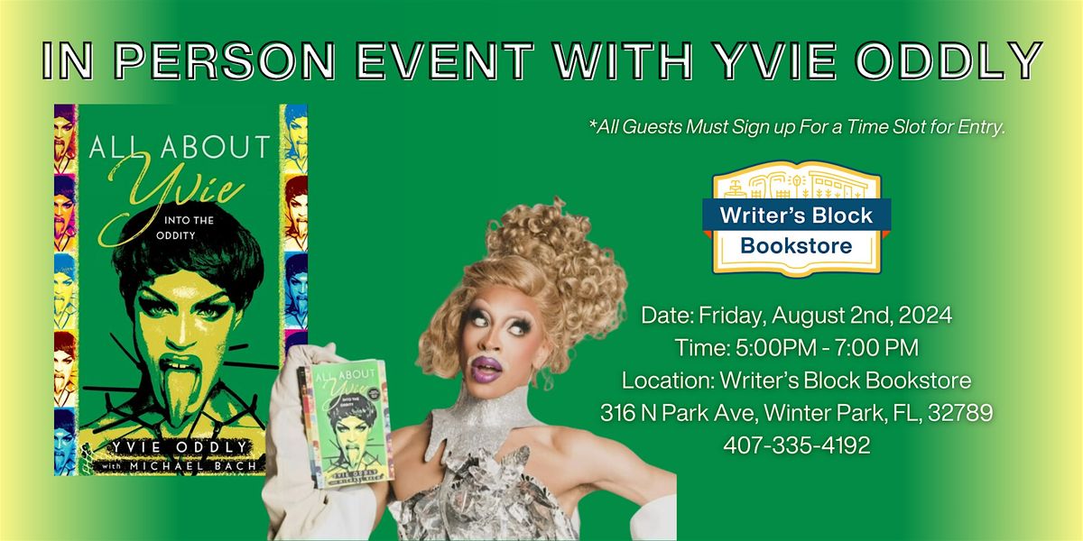 In-Person Book Signing with Yvie Oddly