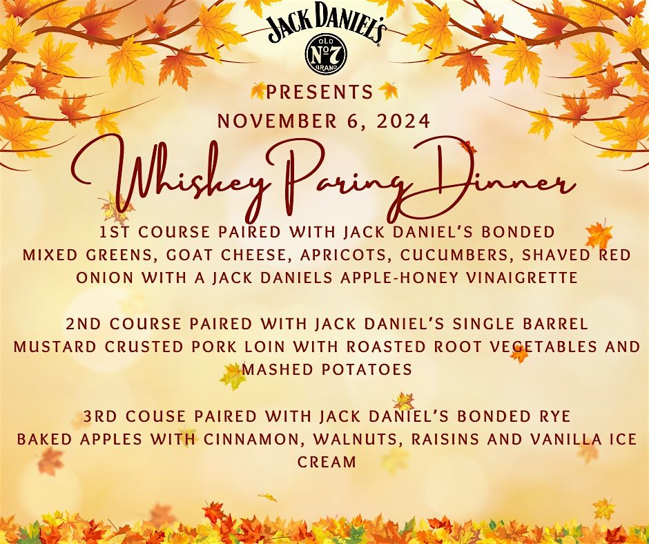 Jack Daniel's Whiskey Dinner