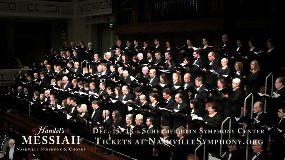 Nashville Symphony - Handels Messiah at Schermerhorn Symphony Center