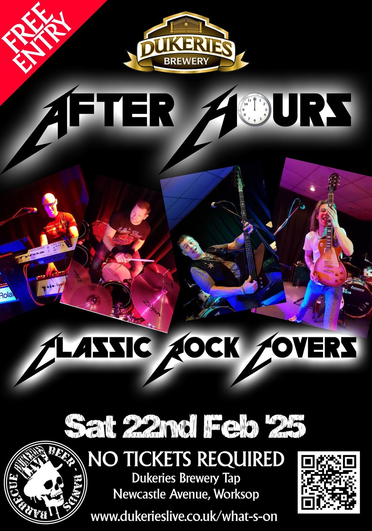 FREE ENTRY | AFTER HOURS | CLASSIC ROCK COVERS