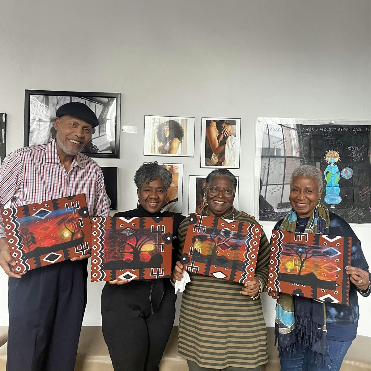 African Wax Fabric Painting Workshop - Take a piece of Africa home