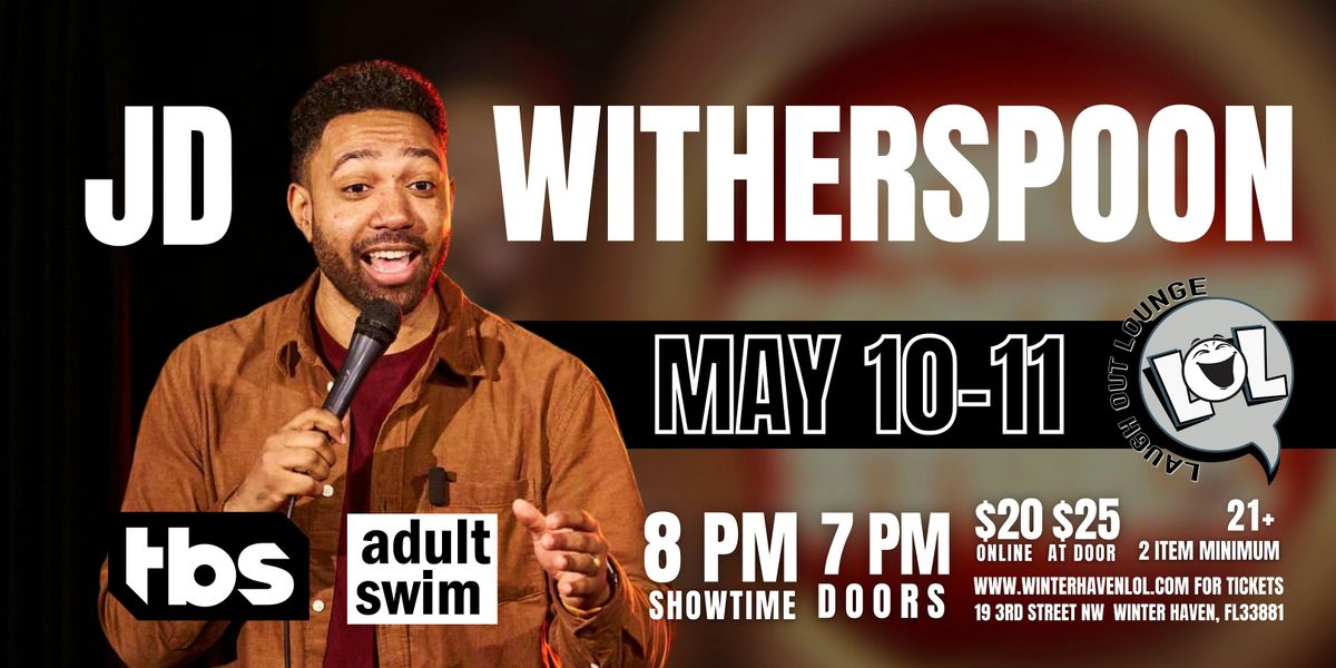 JD Witherspoon from Adult Swim (Saturday 8pm)
