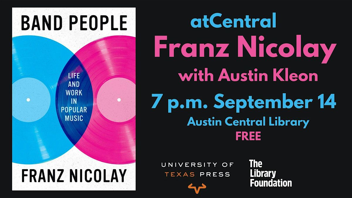 at Central: Franz Nicolay with Austin Kleon