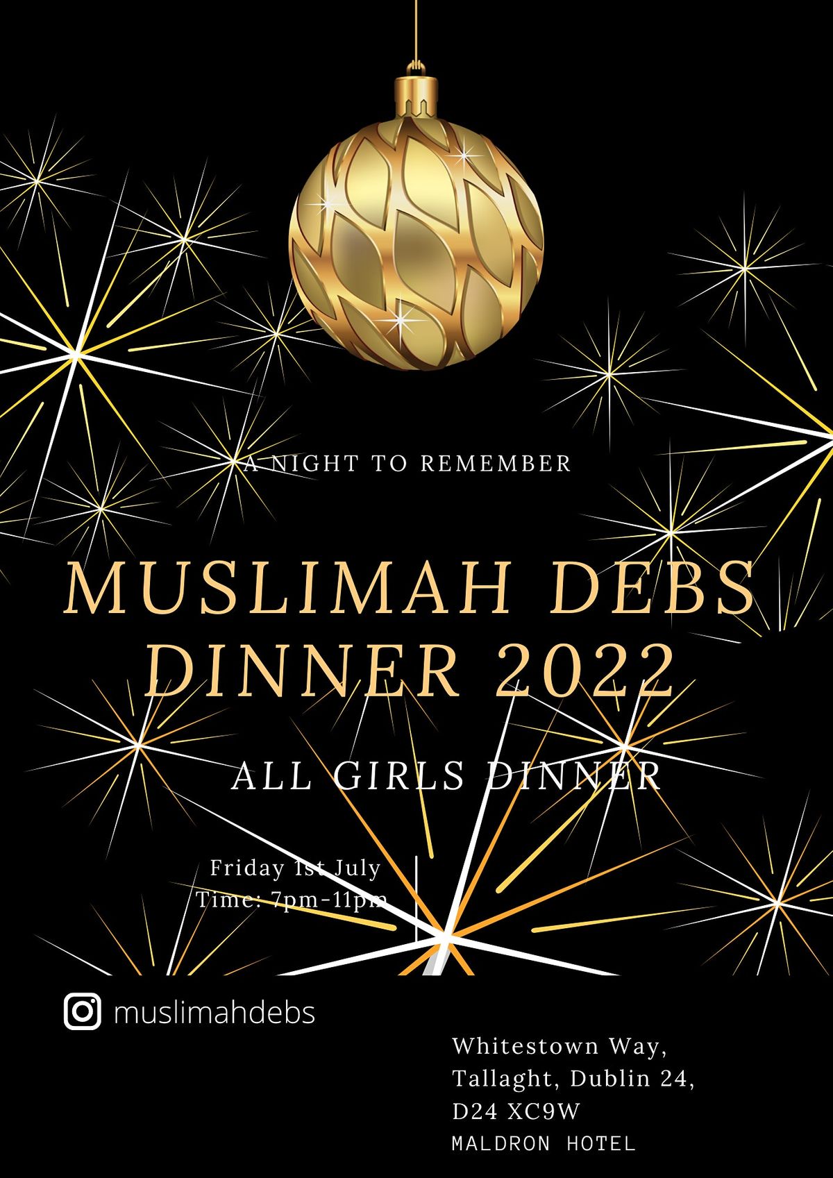 Muslimah Debs Dinner
