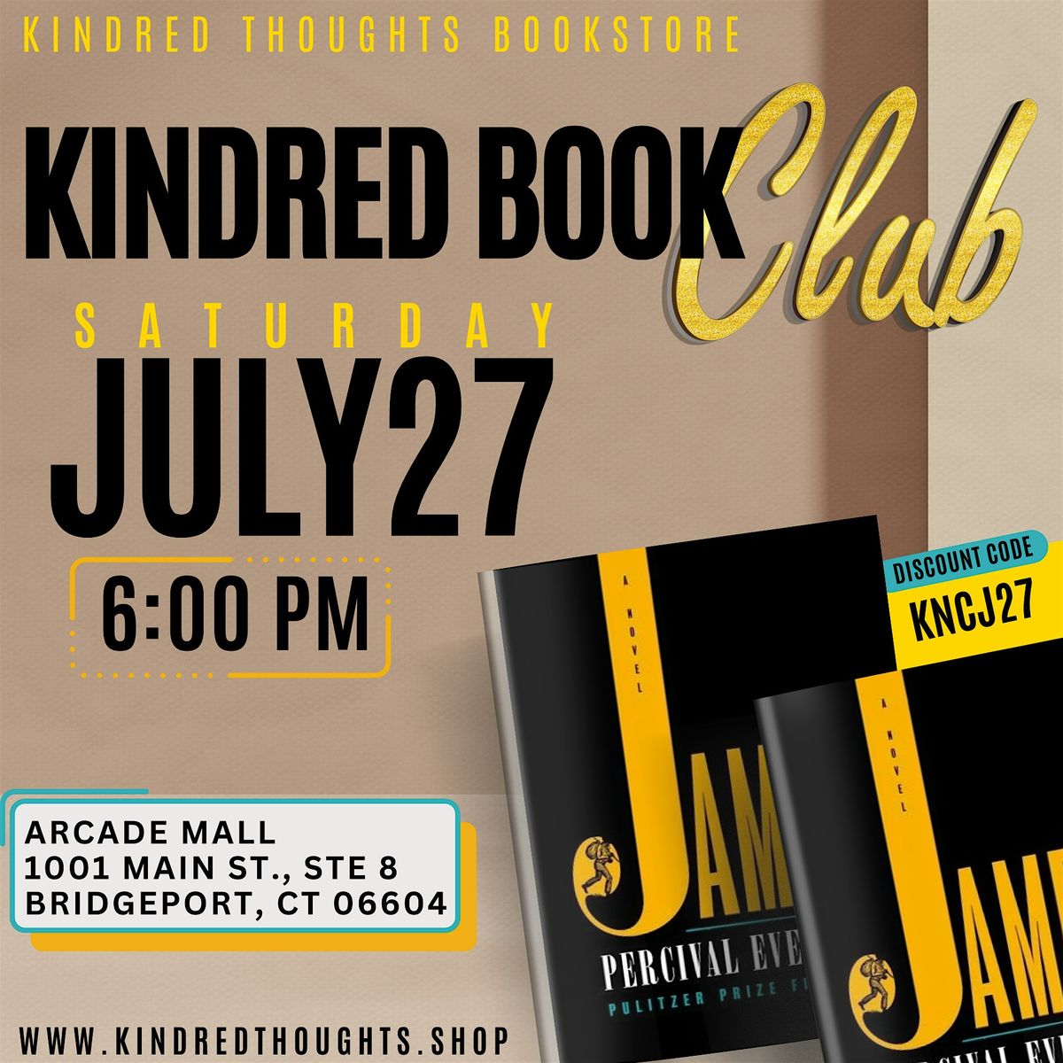 Kindred Book Club reads James by Percival Everett