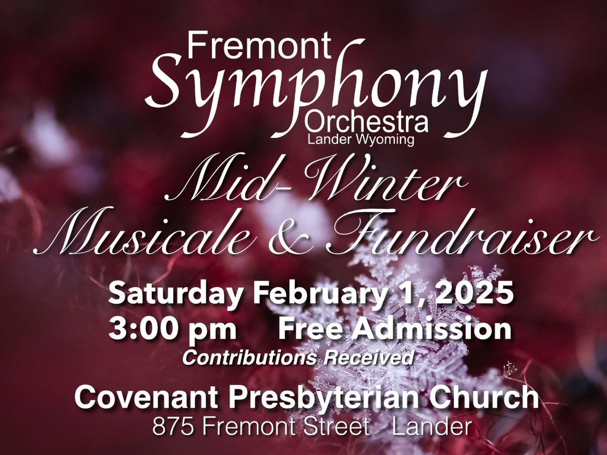 Fremont Symphony Orchestra Mid Winter Musicale & Mingle