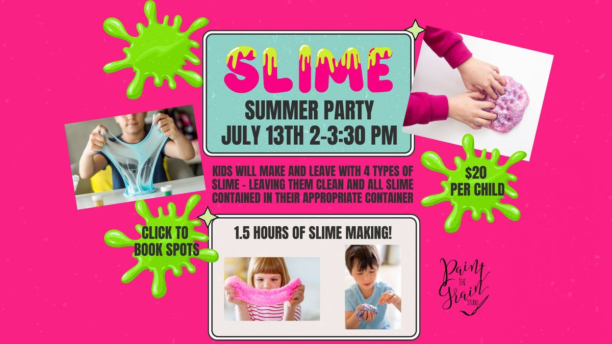 Slime Summer Party