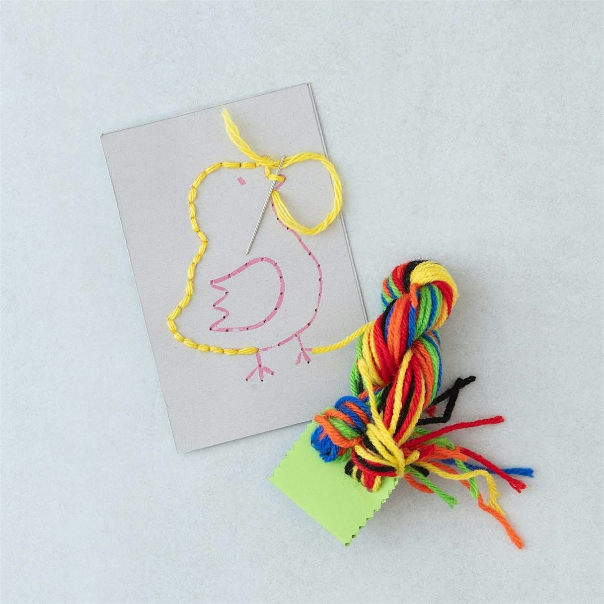 FREE Kid's Embroidery Workshop: Create Your Own Card!