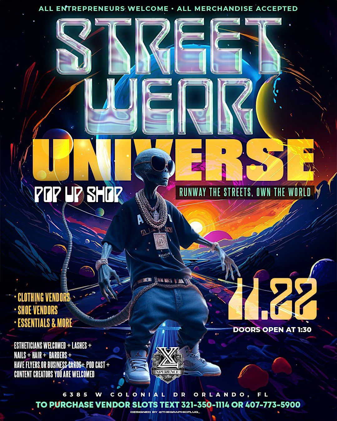 STREER-WEAR UNIVERSE ( Clothing Pop Up)