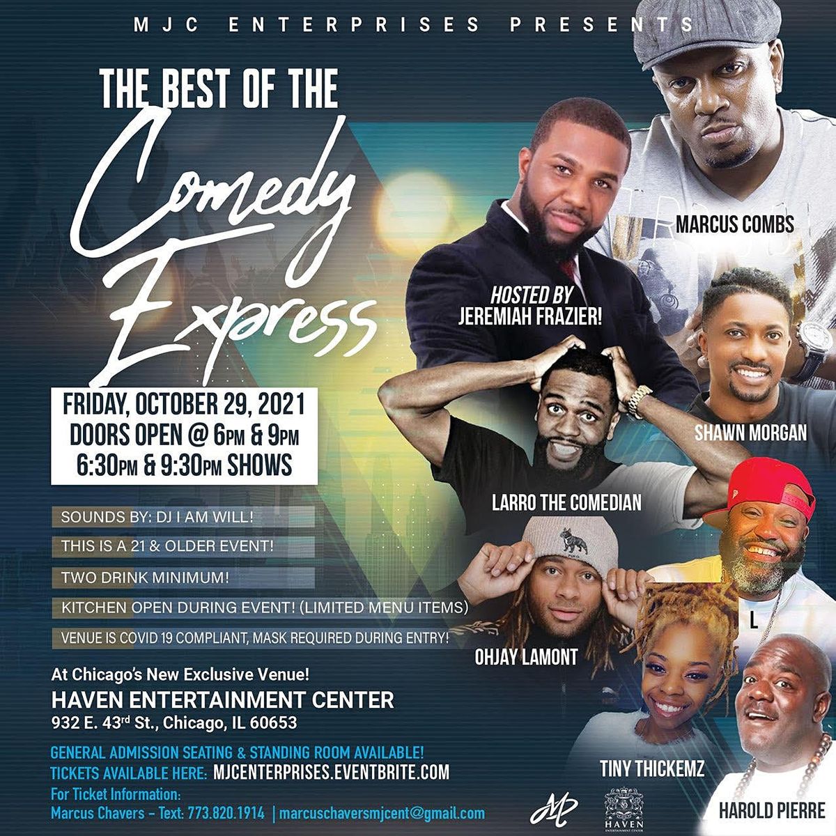 The Best of The Comedy Express! (9:30pm Show)
