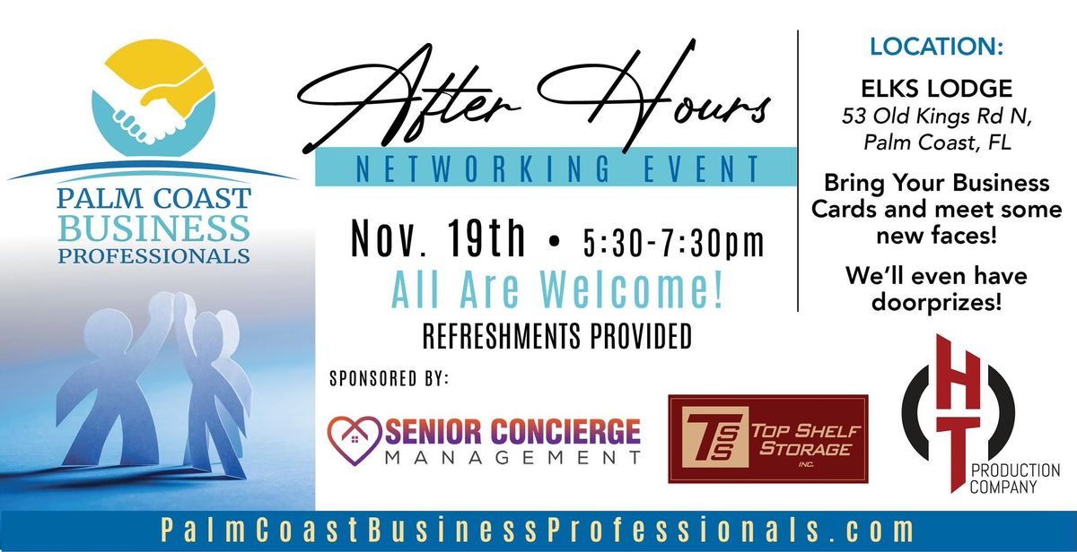 November PCBP After Hours Event!