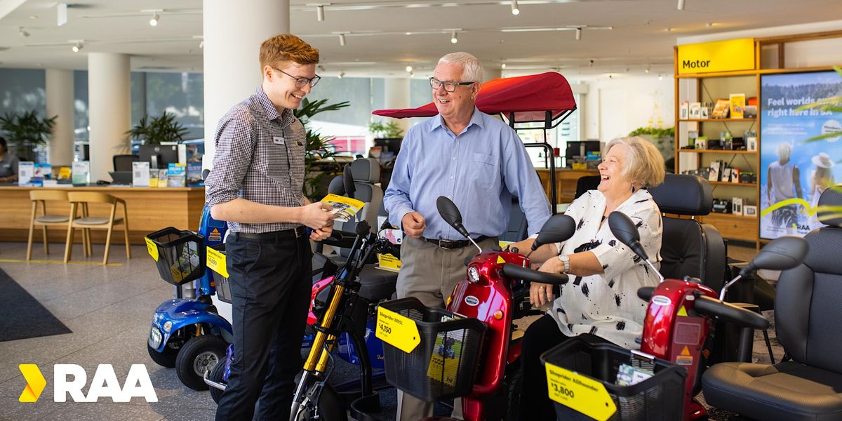 RAA Mobility Scooter Pop-Up | Elizabeth Store