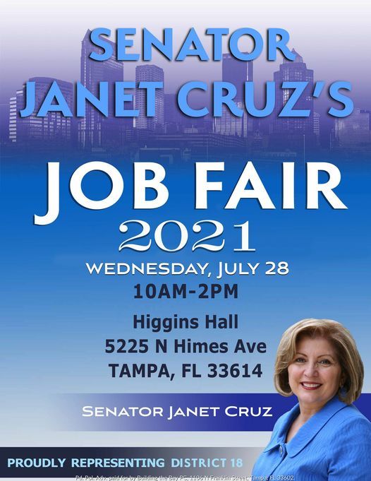 Senator Janet Cruz 2021 Job Fair