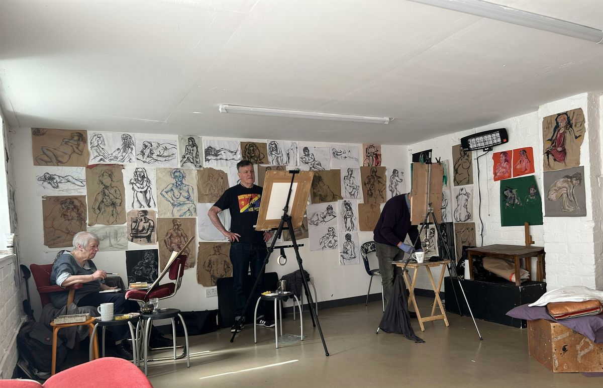 Life Drawing Wednesday  Long Pose  session 10am -1pm