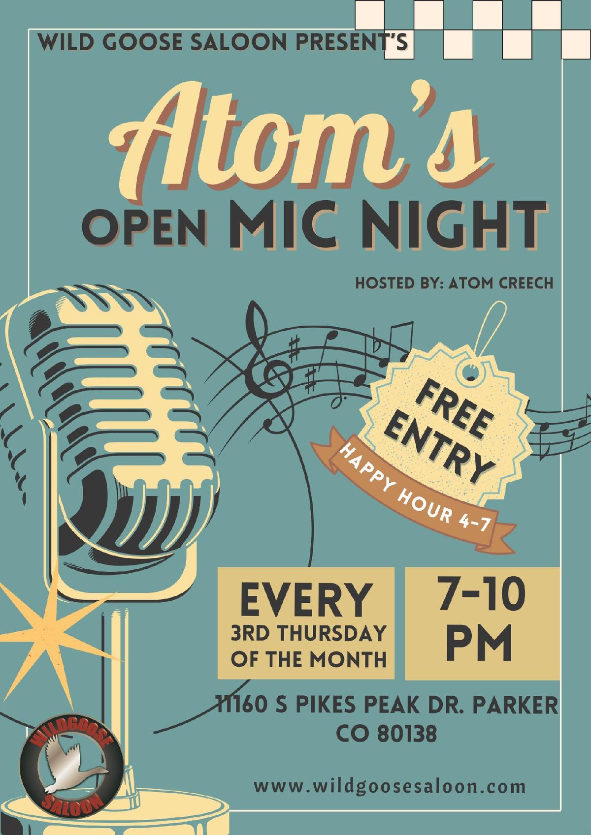 Wild Goose Open Mic Night! 