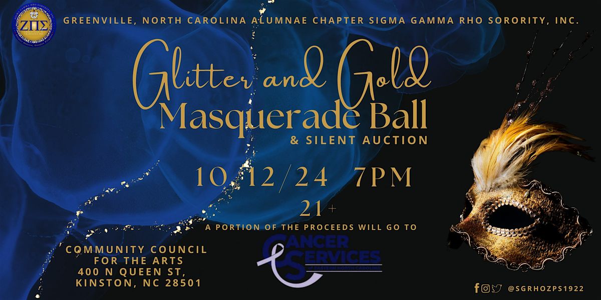 Glitter and Gold Masquerade Ball & Silent Auction