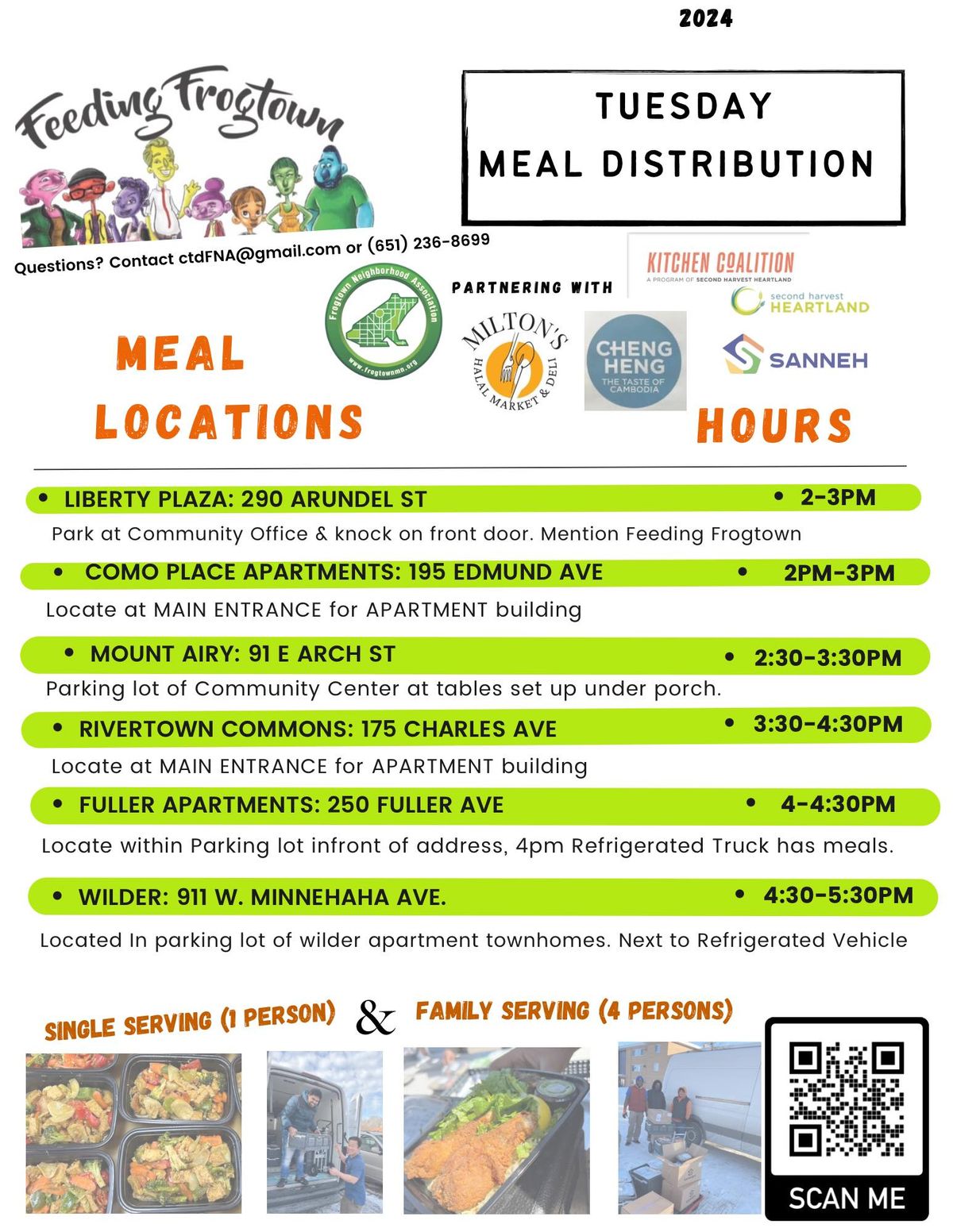 Meal distribution