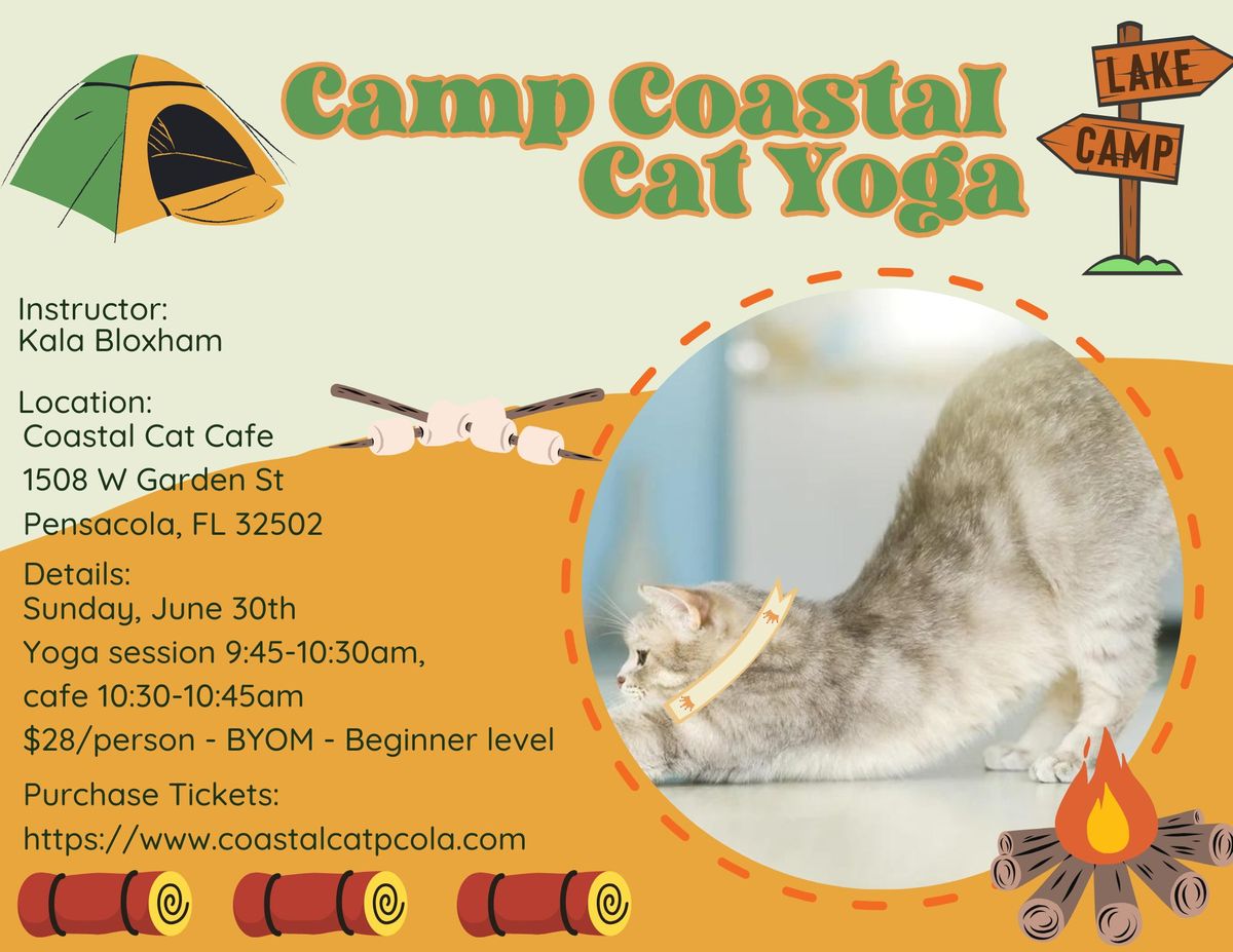 Camp Coastal Cat Yoga