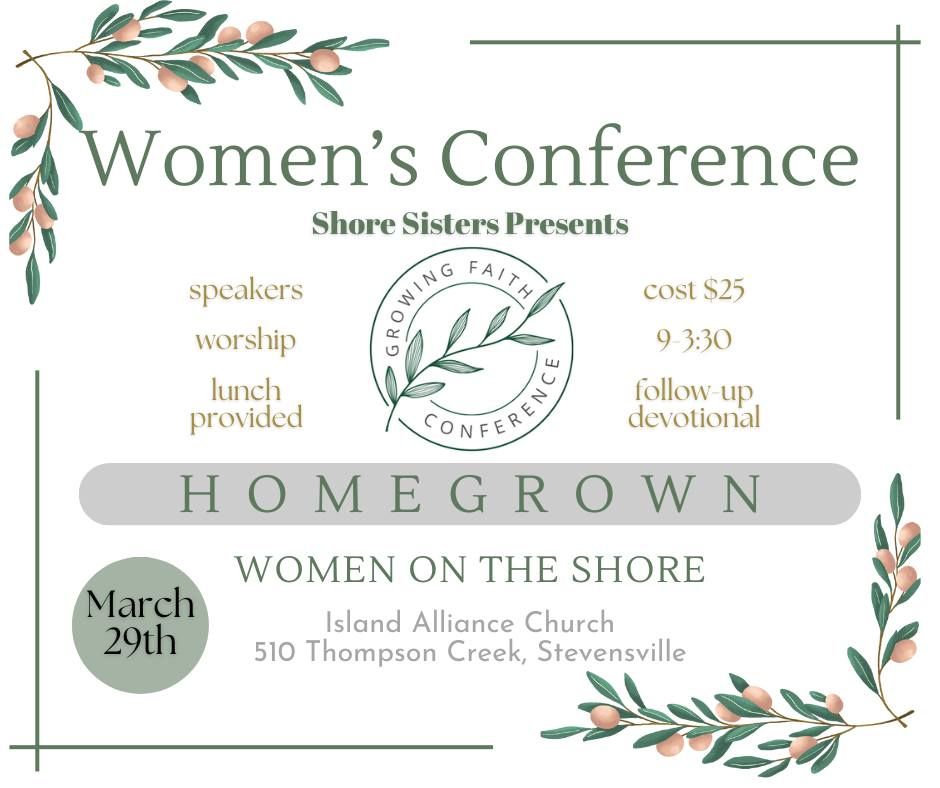 Shore Sisters Growing Faith Conference